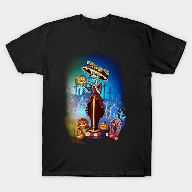 Day of the Dead Spirit T-Shirt by Rubtox